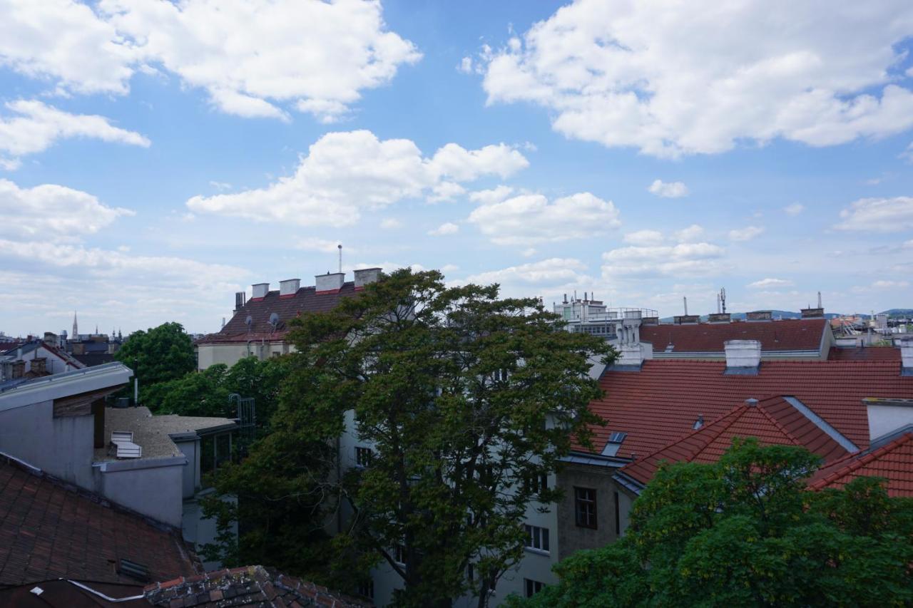 Augartenblick Penthauscombo 15/16 - Blick Zum Riesenrad Lägenhet Wien Exteriör bild