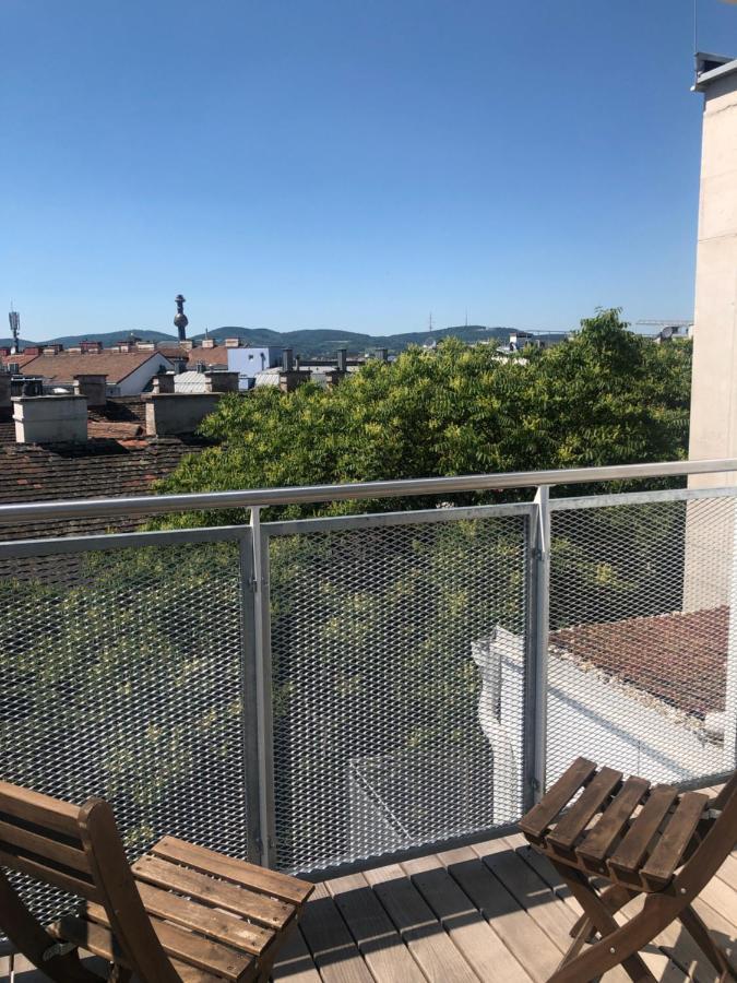 Augartenblick Penthauscombo 15/16 - Blick Zum Riesenrad Lägenhet Wien Exteriör bild