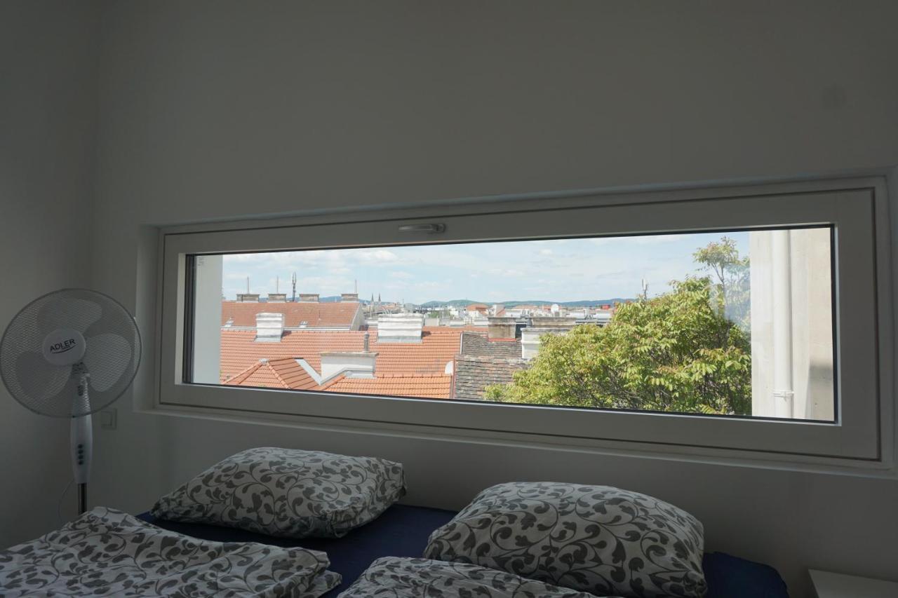 Augartenblick Penthauscombo 15/16 - Blick Zum Riesenrad Lägenhet Wien Exteriör bild