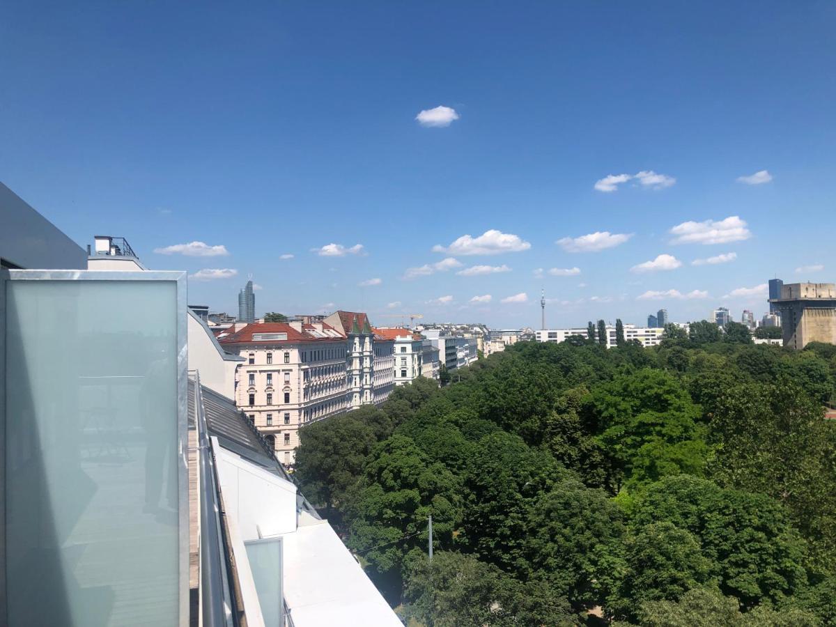 Augartenblick Penthauscombo 15/16 - Blick Zum Riesenrad Lägenhet Wien Exteriör bild
