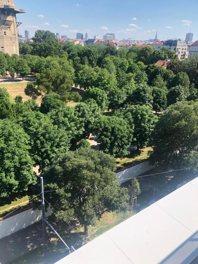 Augartenblick Penthauscombo 15/16 - Blick Zum Riesenrad Lägenhet Wien Exteriör bild
