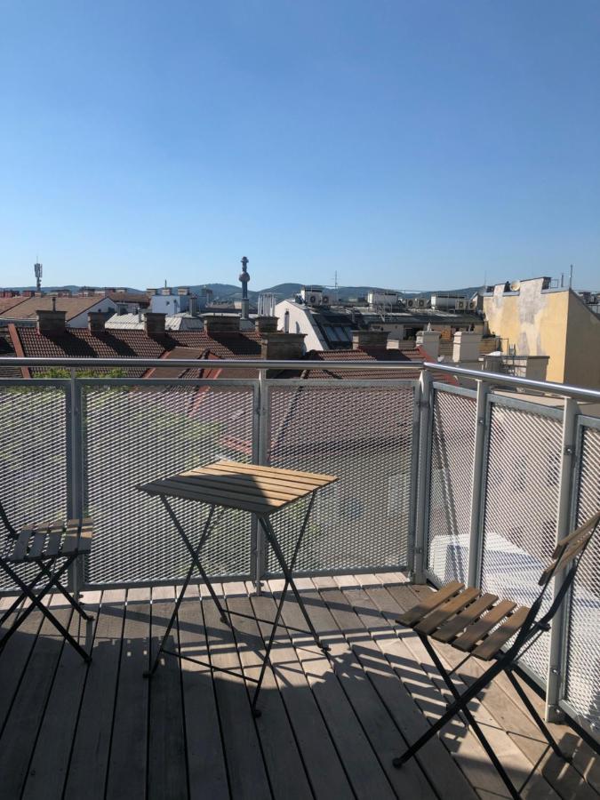 Augartenblick Penthauscombo 15/16 - Blick Zum Riesenrad Lägenhet Wien Exteriör bild