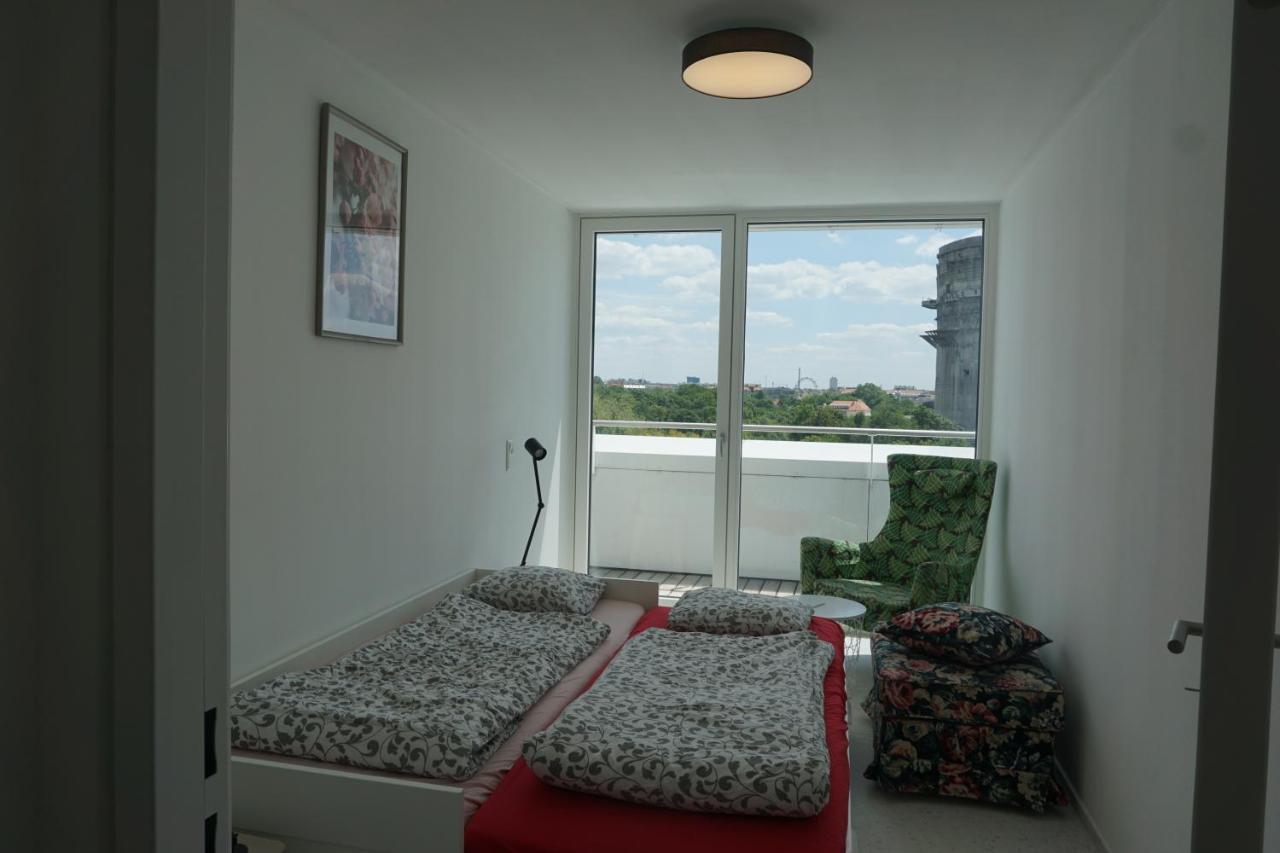 Augartenblick Penthauscombo 15/16 - Blick Zum Riesenrad Lägenhet Wien Exteriör bild