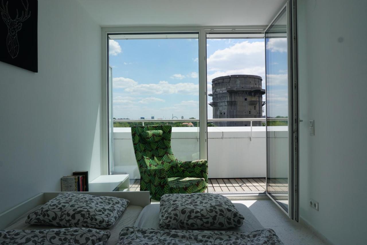 Augartenblick Penthauscombo 15/16 - Blick Zum Riesenrad Lägenhet Wien Exteriör bild
